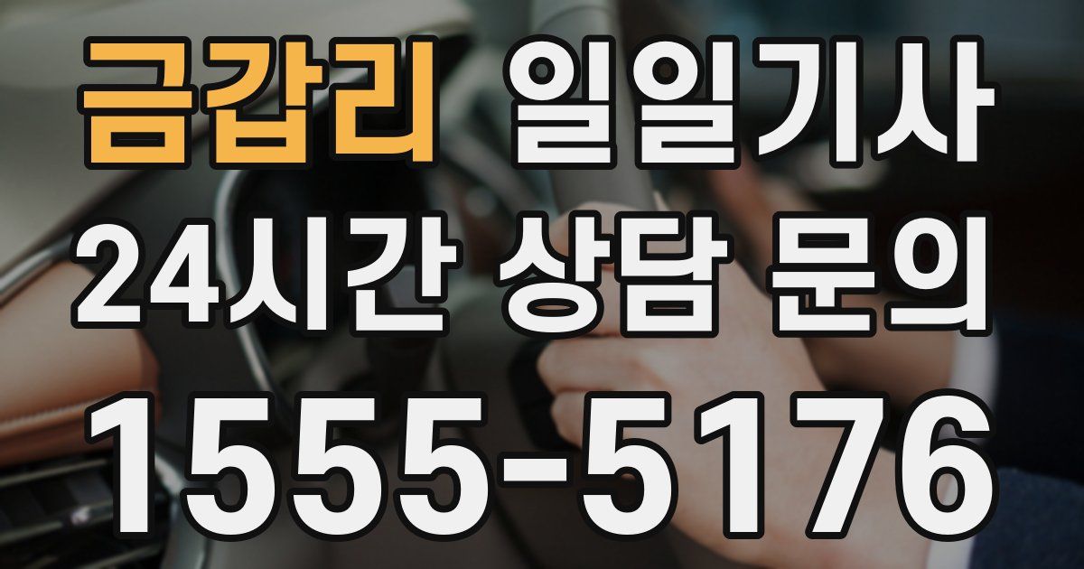 일일대리기사