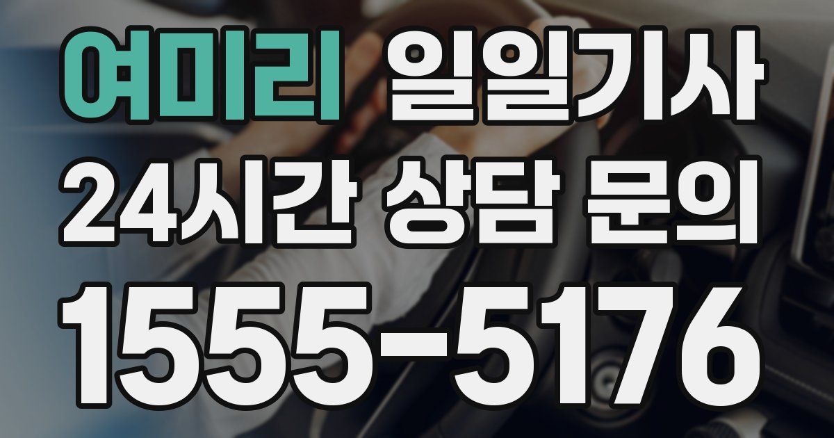일일대리기사