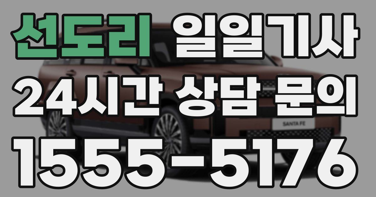일일대리기사