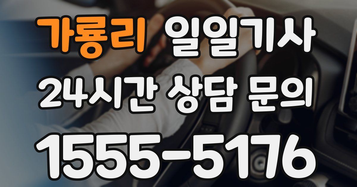일일대리기사
