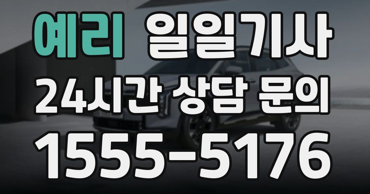 일일대리기사