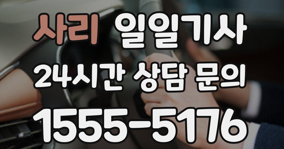 일일대리기사
