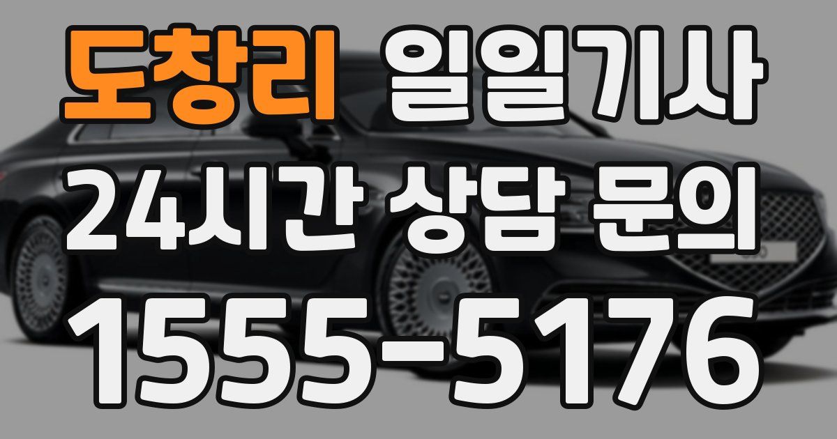 일일대리기사