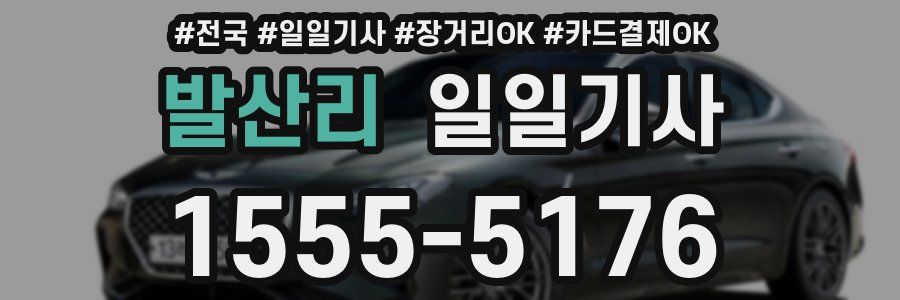 발산리 일일기사