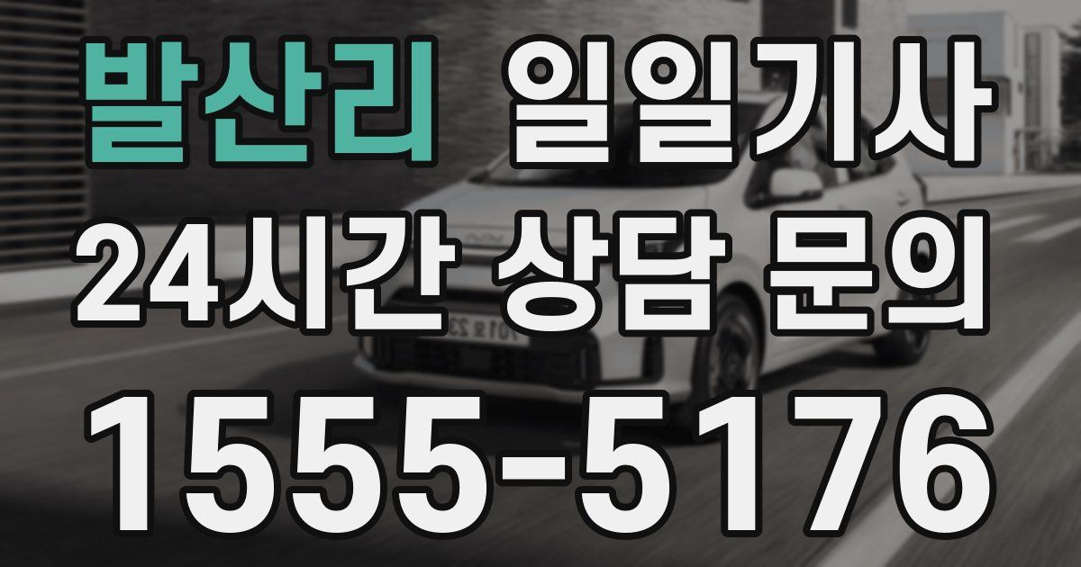 일일대리기사