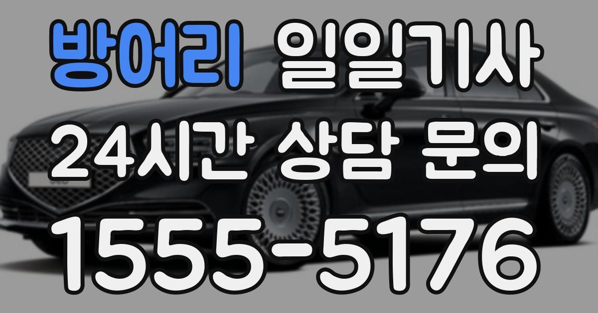 일일대리기사