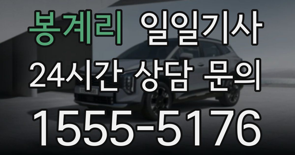 일일대리기사
