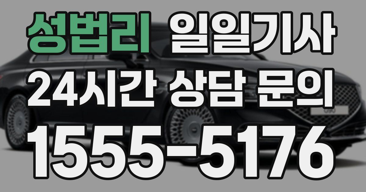 일일대리기사