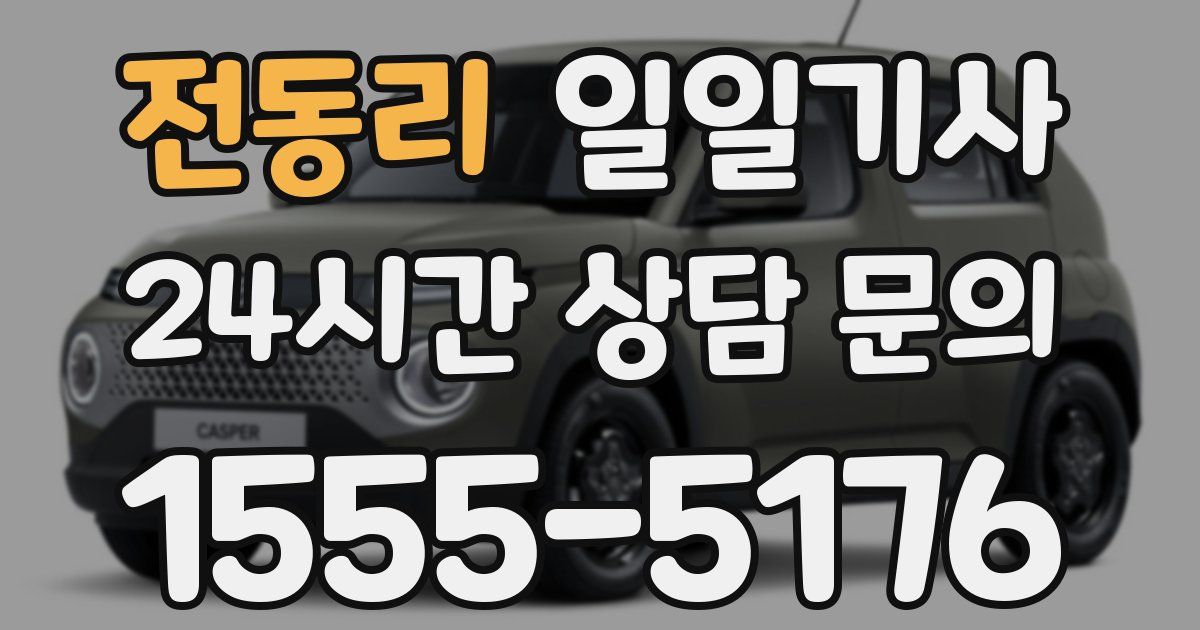 일일대리기사