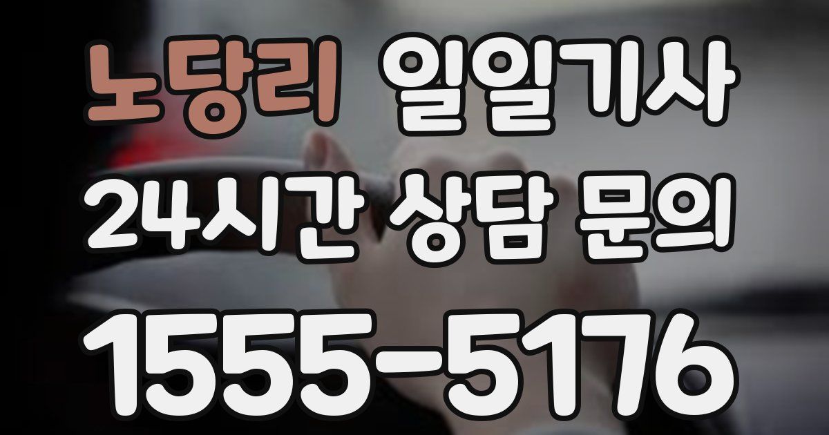 일일대리기사