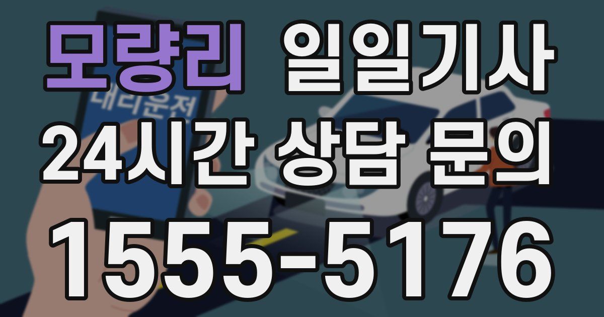 일일대리기사
