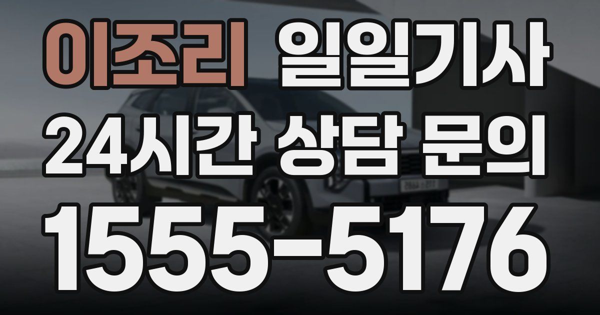 일일대리기사