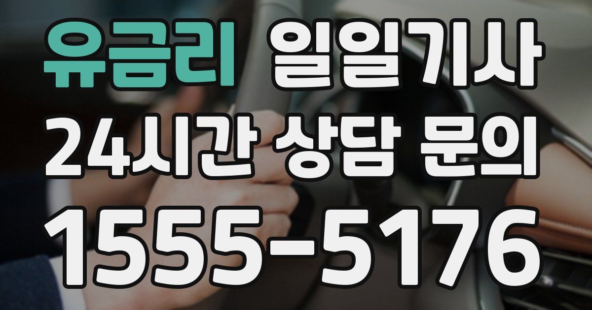 일일대리기사