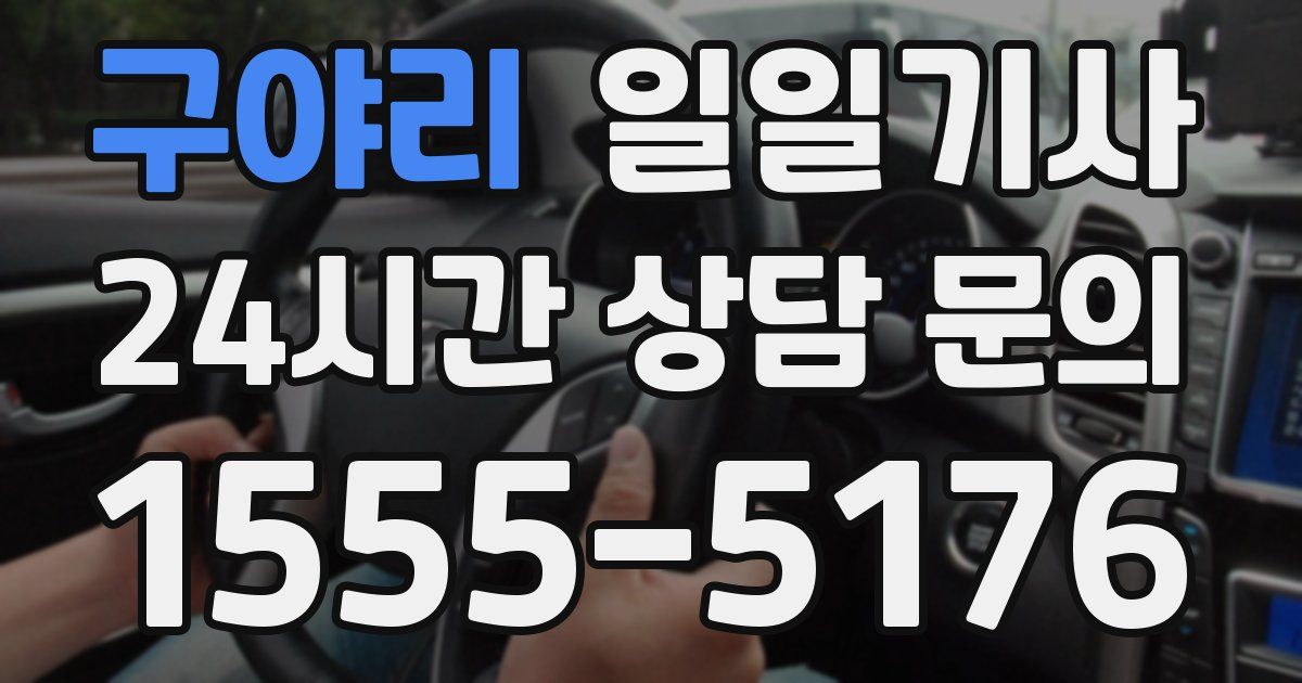 일일대리기사