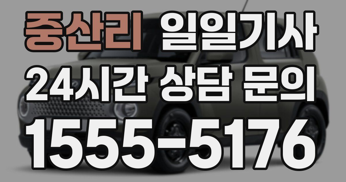 일일대리기사