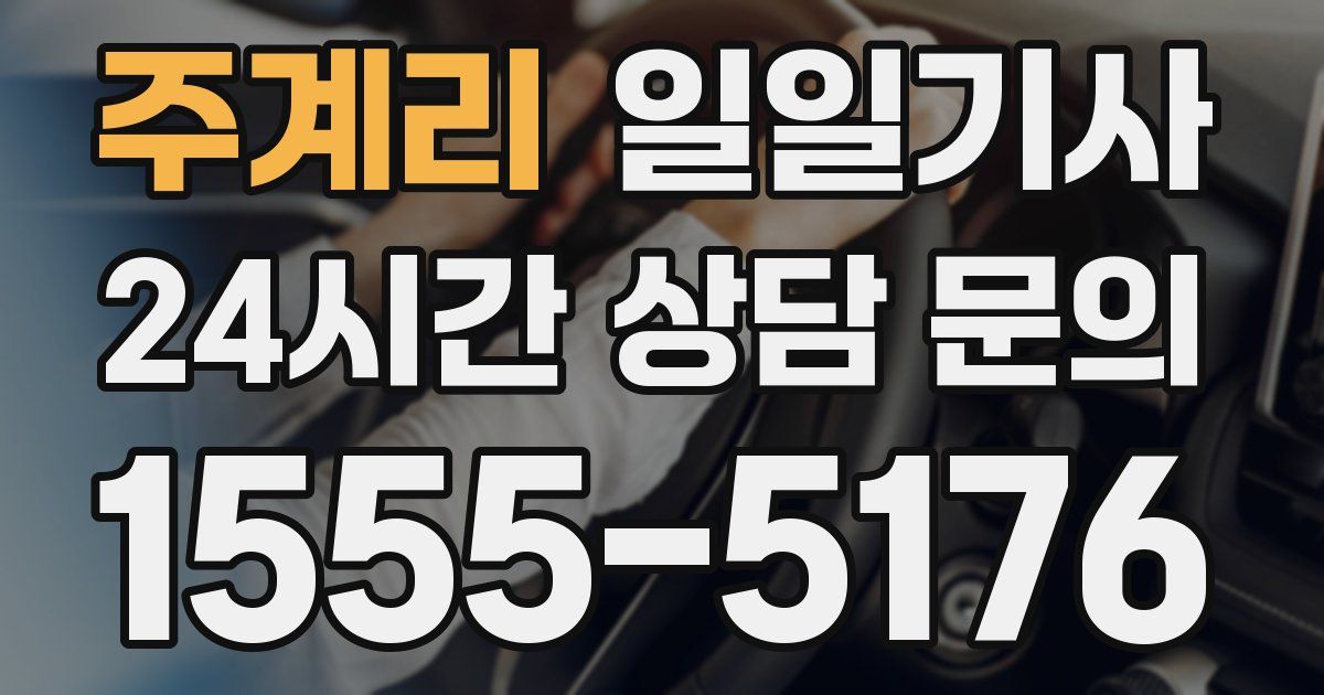 일일대리기사