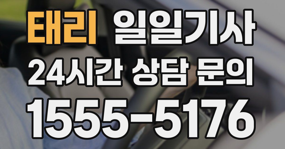 일일대리기사