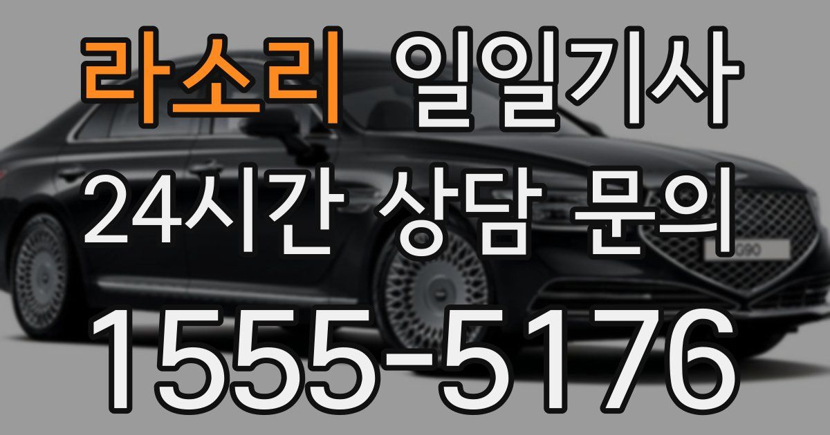 일일대리기사