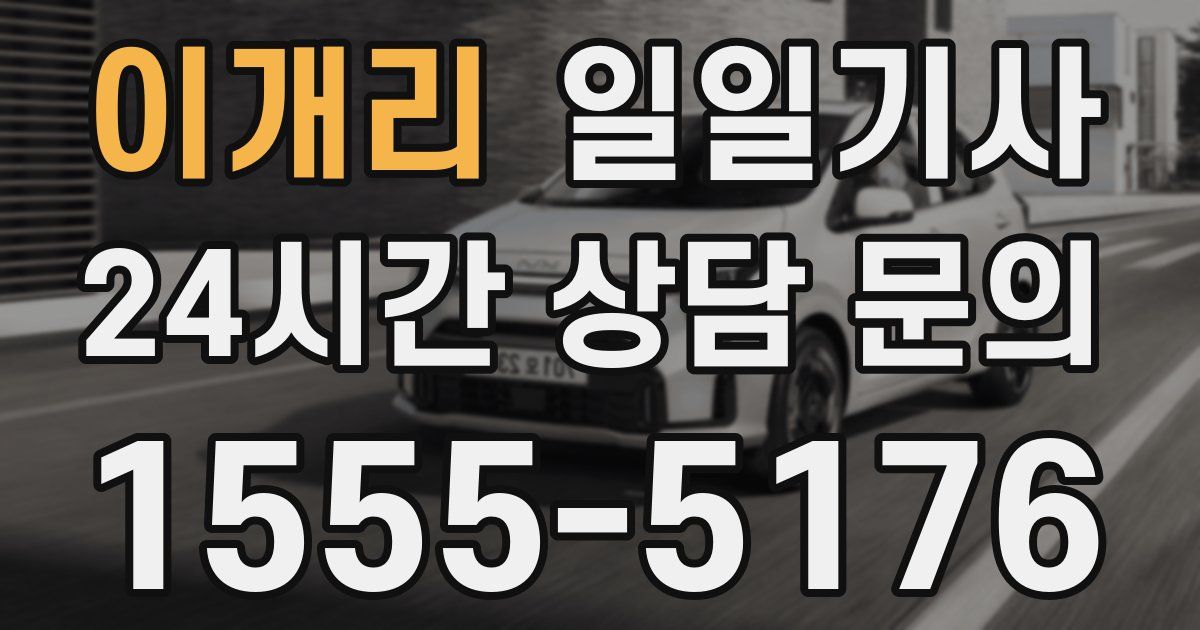 일일대리기사