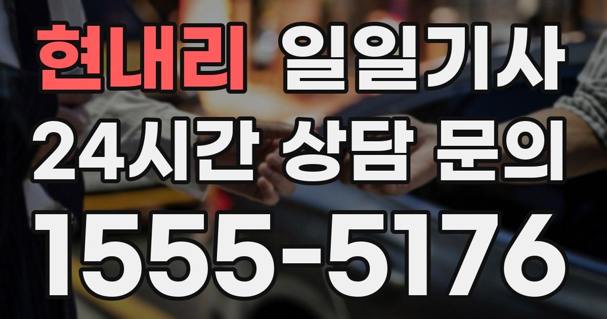 일일대리기사