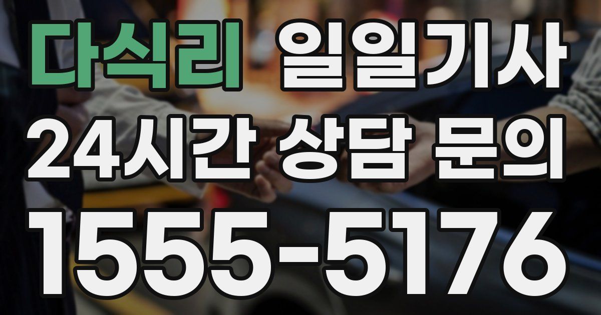 일일대리기사