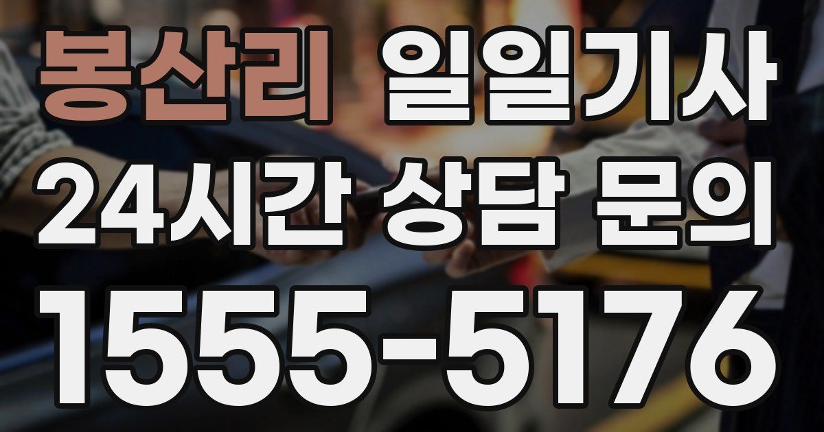 일일대리기사