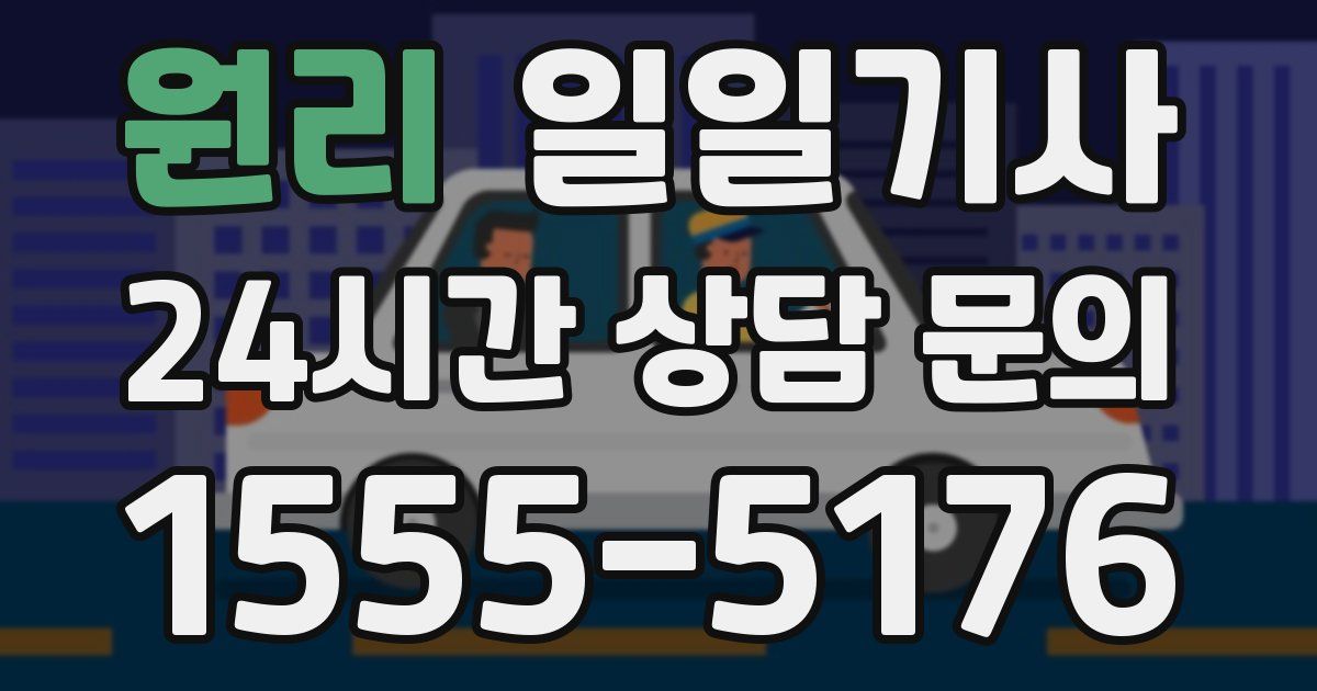 일일대리기사