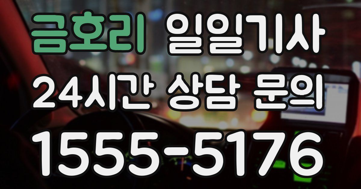 일일대리기사