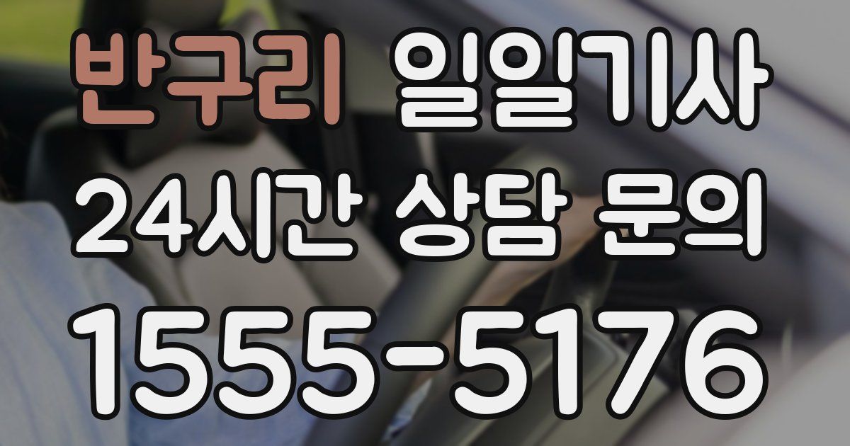 일일대리기사