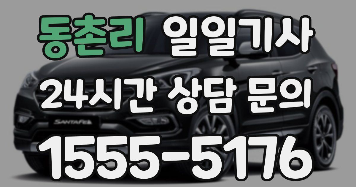 일일대리기사