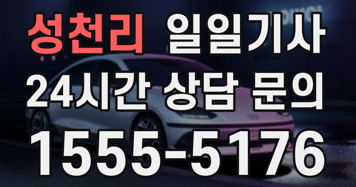 일일대리기사