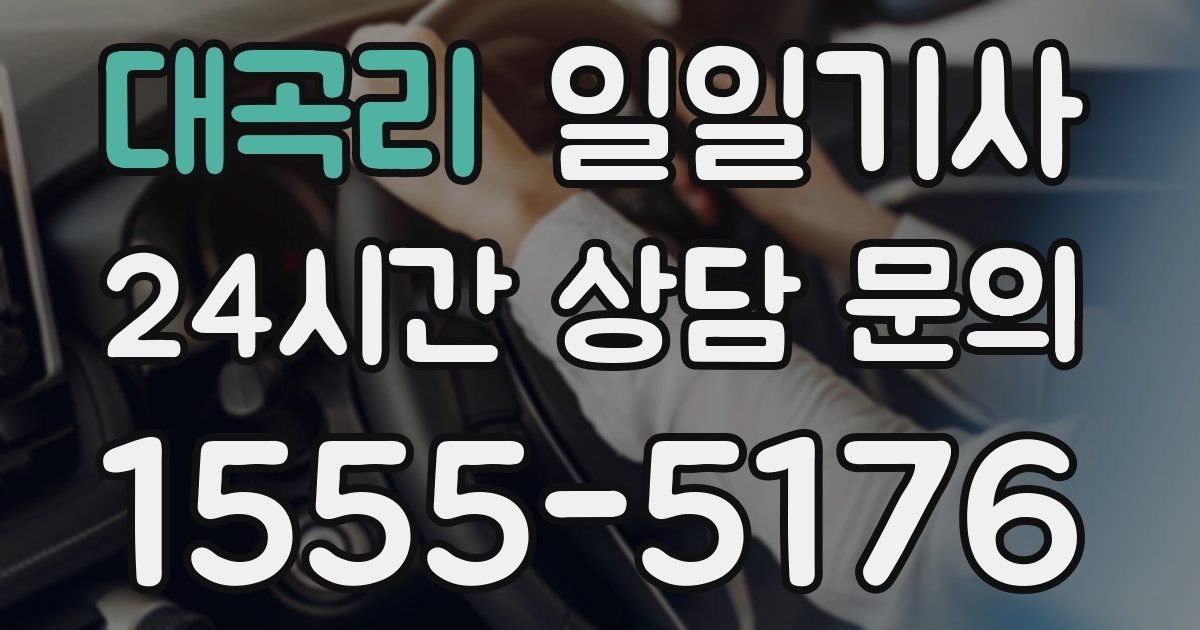 일일대리기사