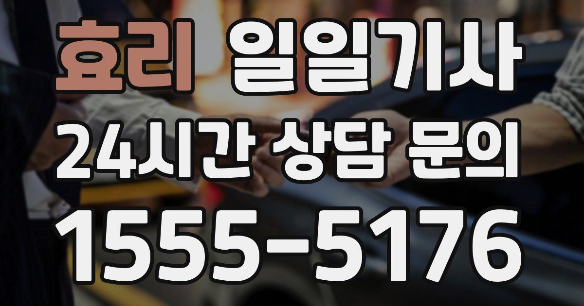 일일대리기사