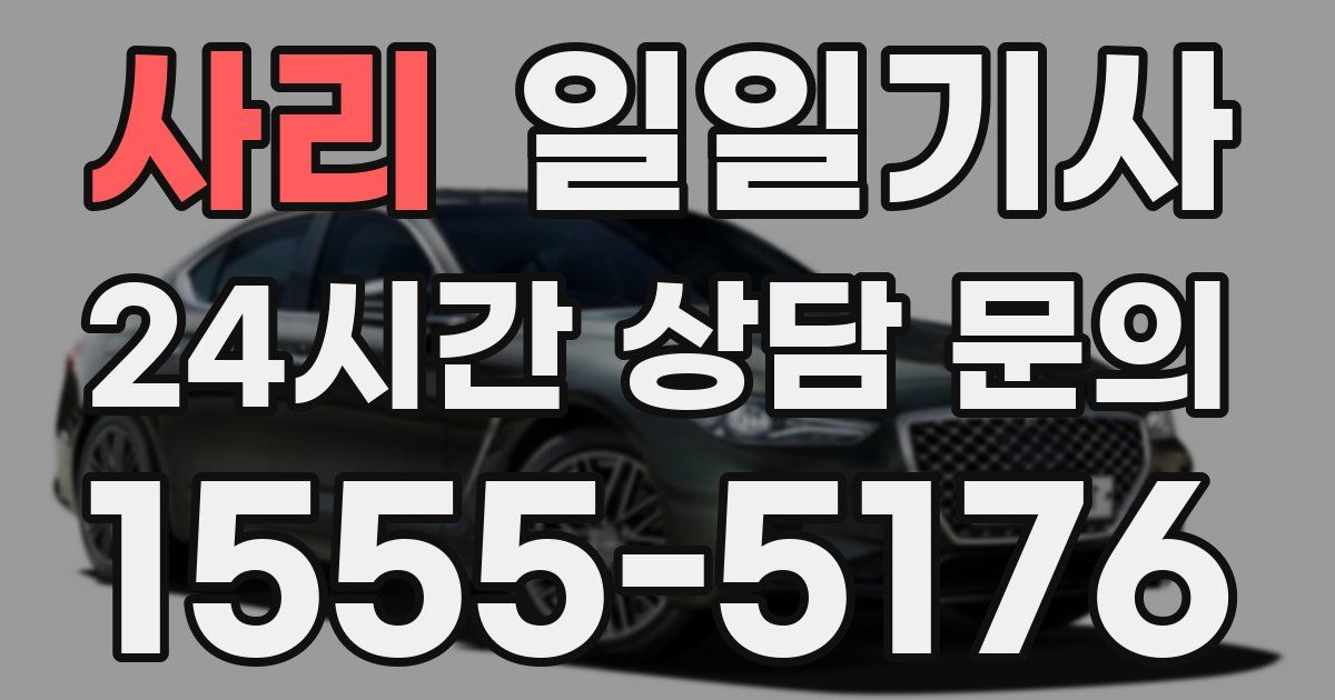 일일대리기사