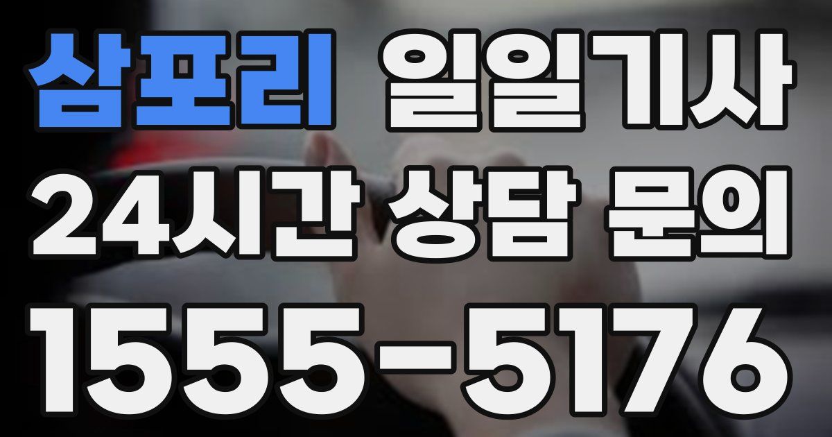 일일대리기사