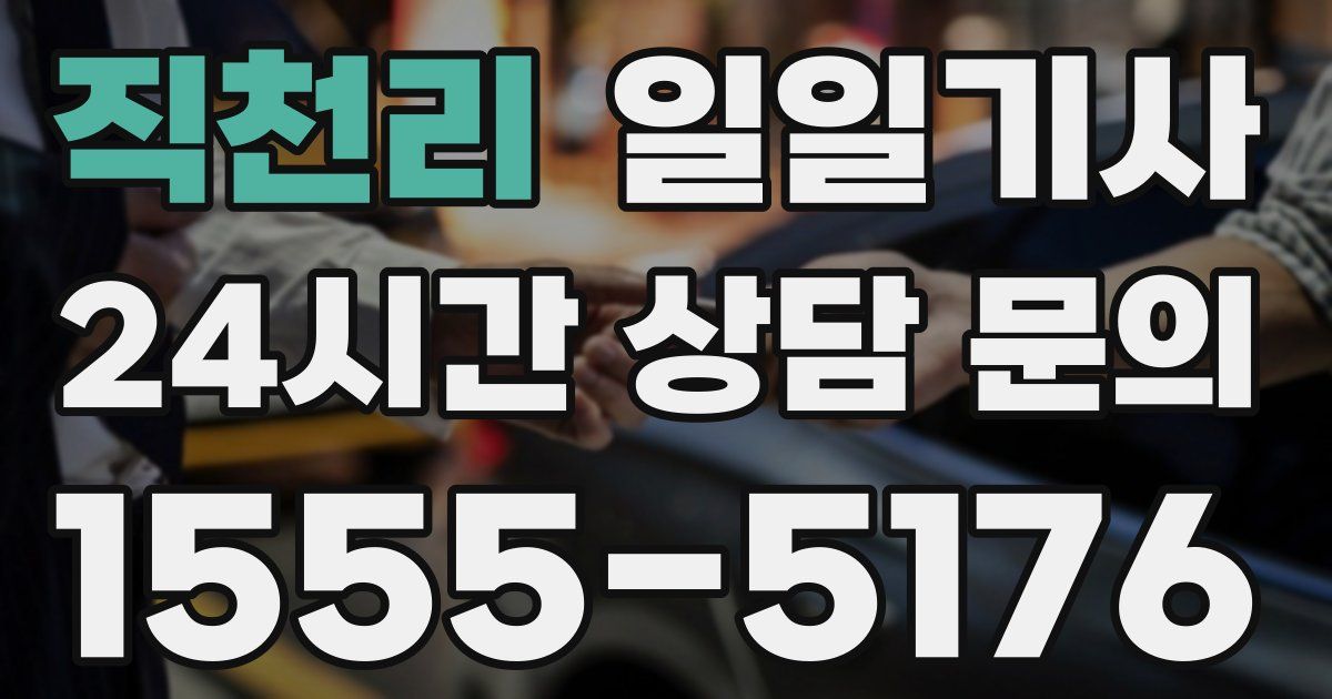 일일대리기사