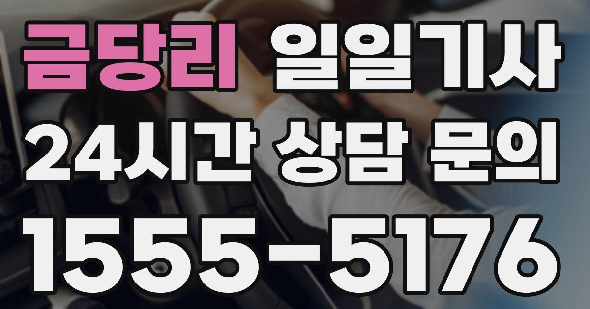 일일대리기사