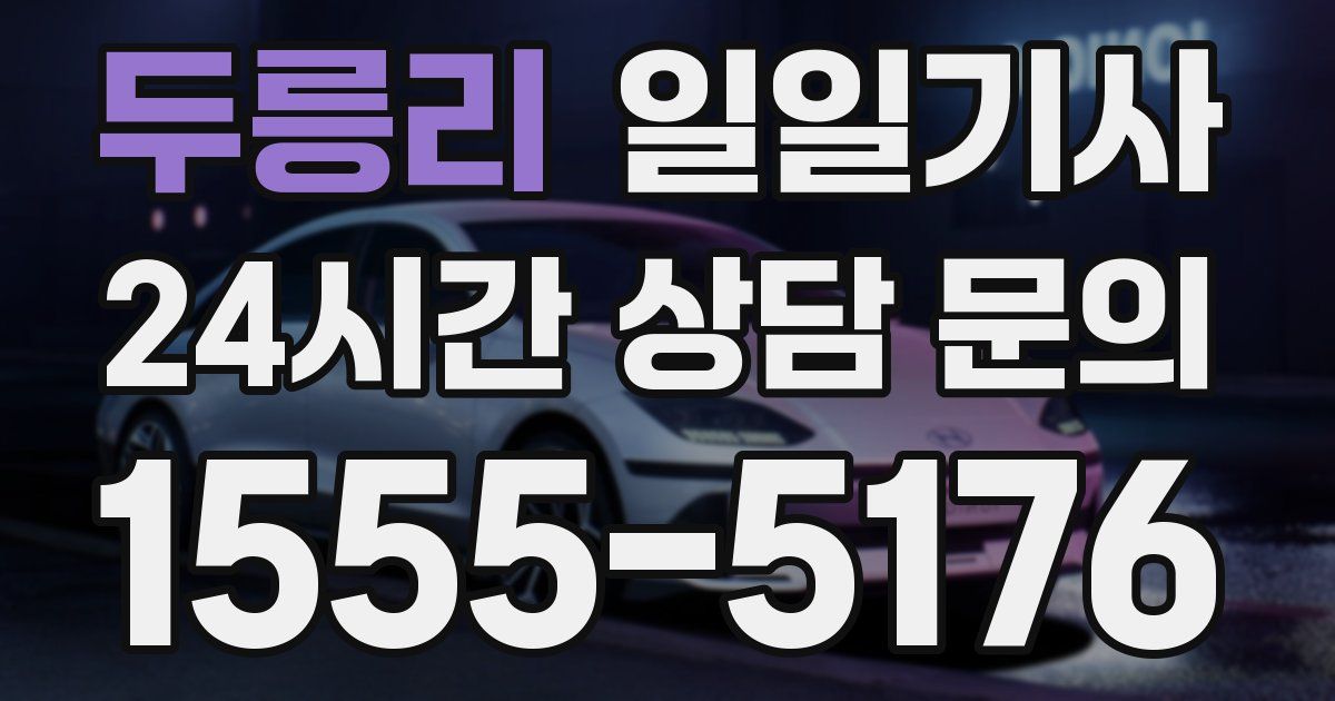일일대리기사