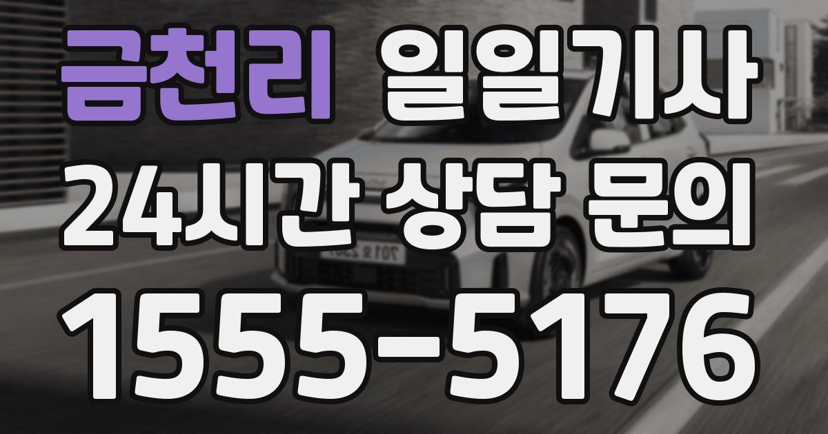 일일대리기사
