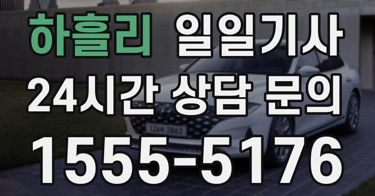 일일대리기사