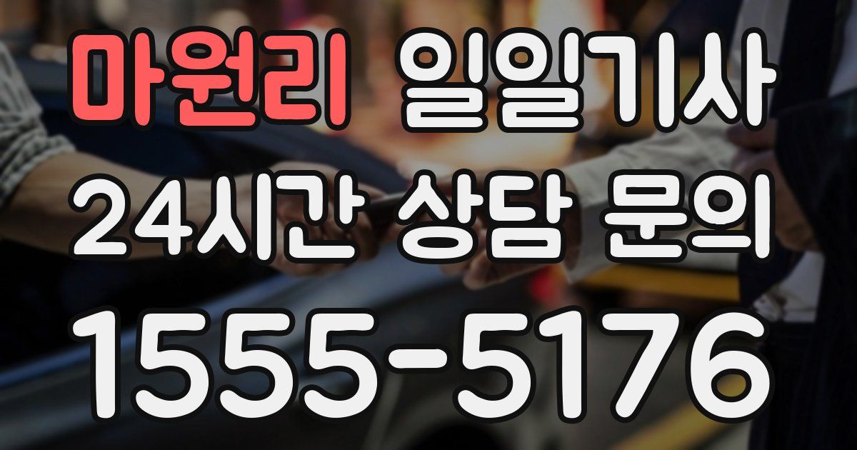 일일대리기사