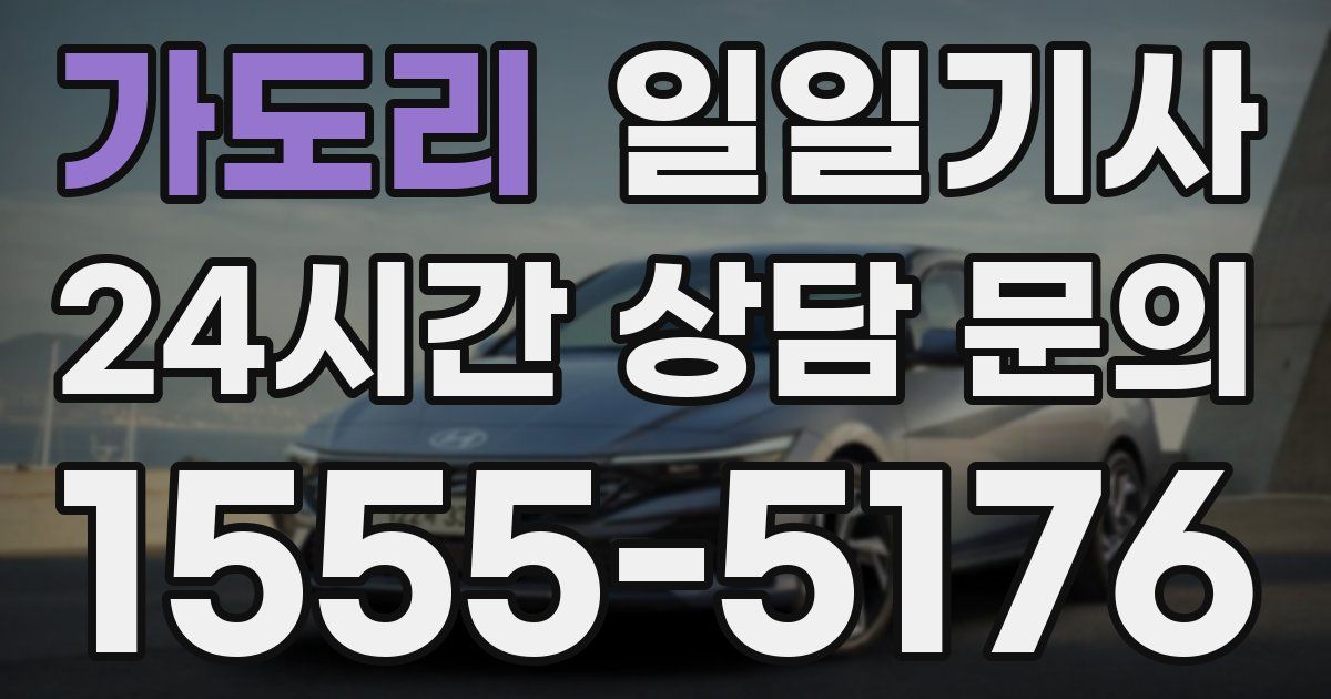 일일대리기사