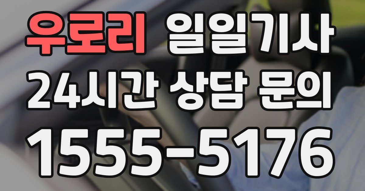 일일대리기사
