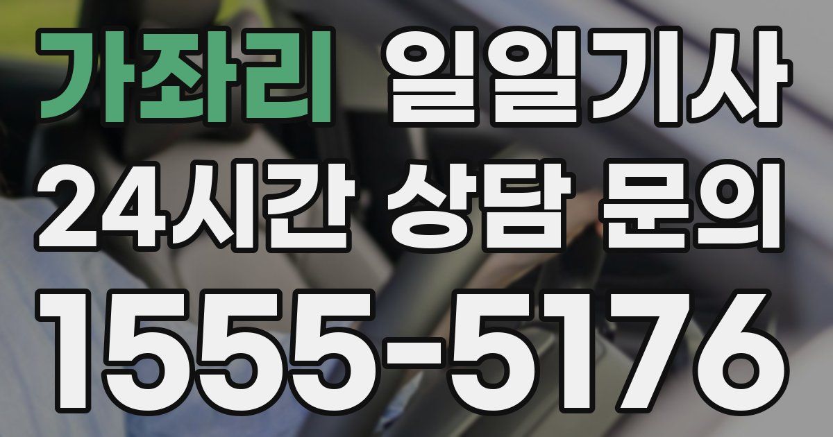 일일대리기사