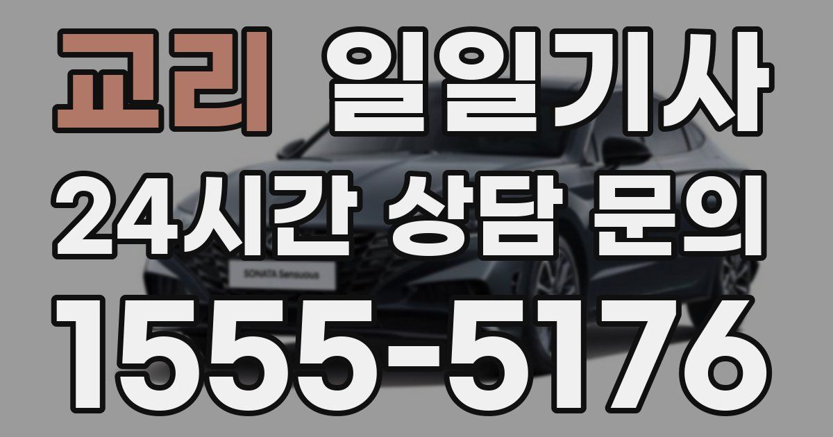 일일대리기사