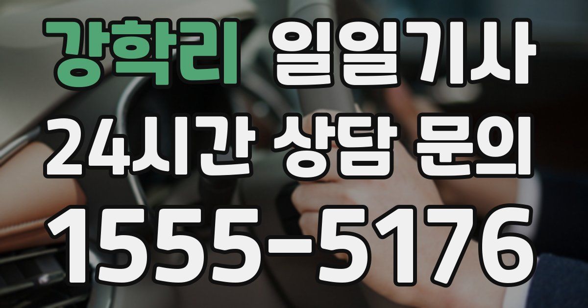 일일대리기사