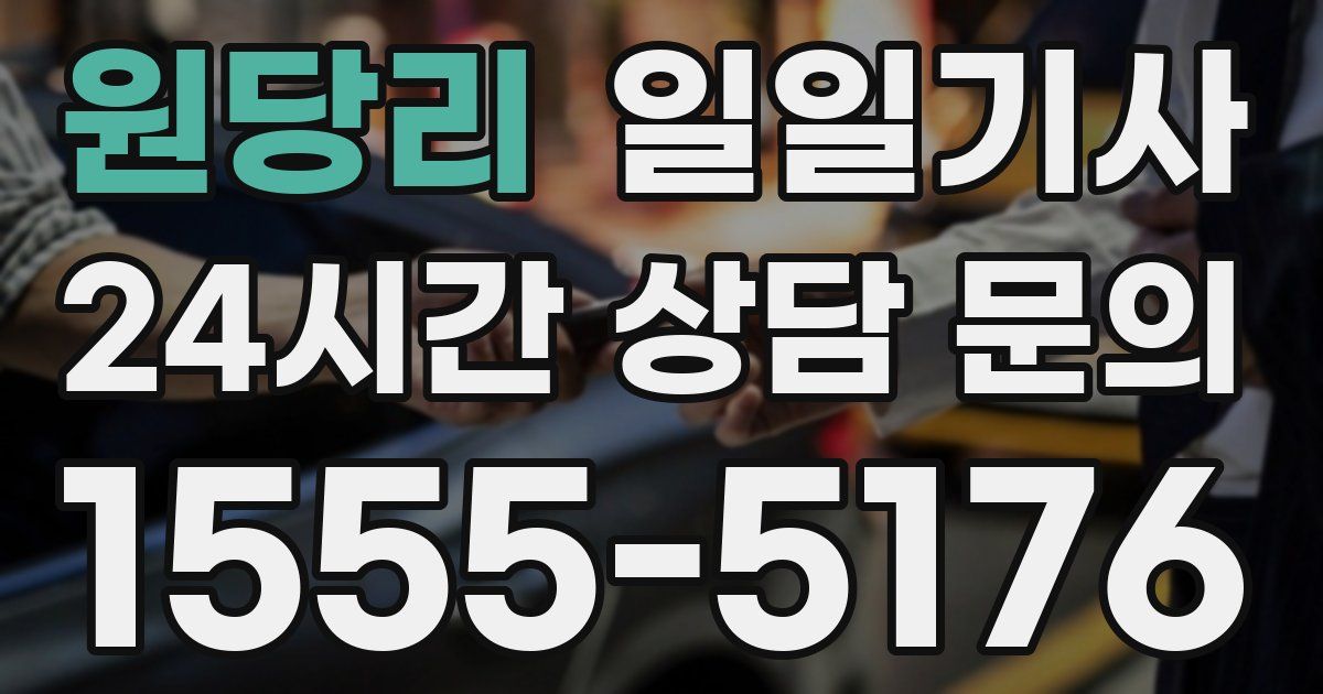 일일대리기사