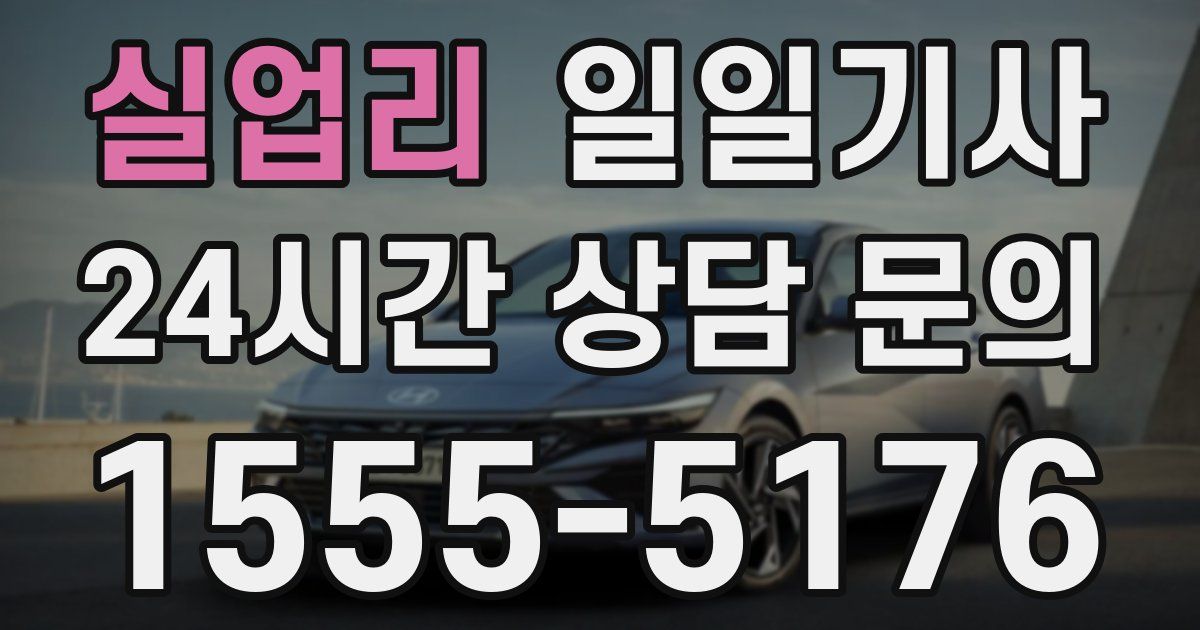 일일대리기사