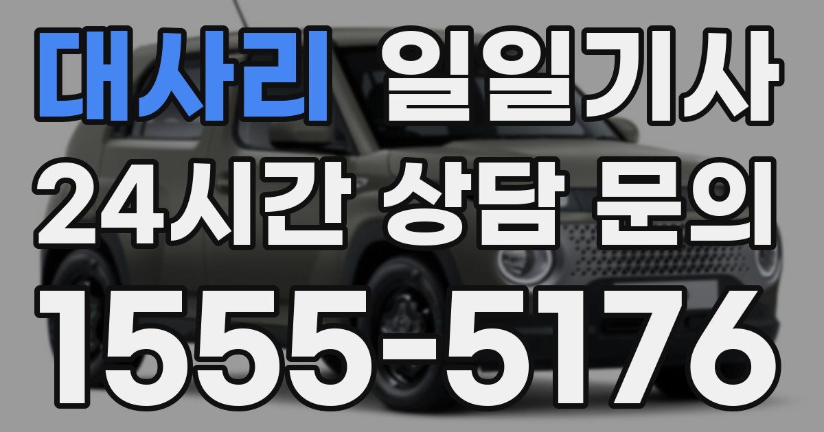 일일대리기사