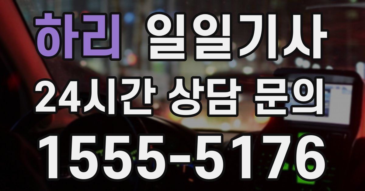 일일대리기사